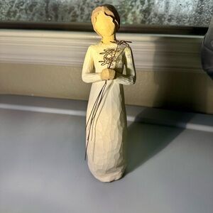 Willow Tree Grateful Figurine Demdaco Susan Lordi No Box 2004 Woman Flowers